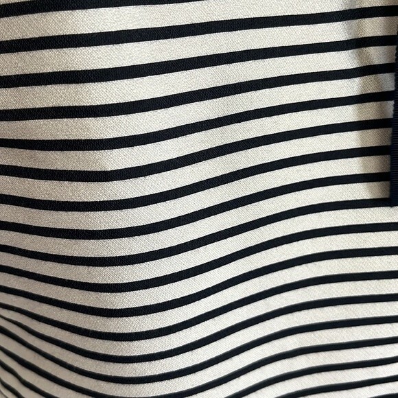 Ann Taylor LOFT Striped Black & White Long Sleeve Romper 0P - Picture 8 of 11